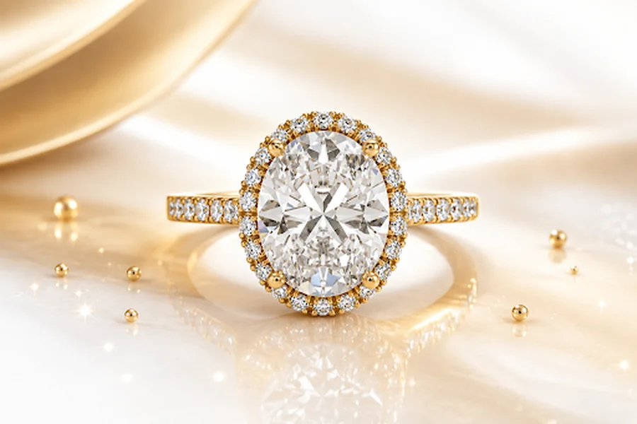 Top Picks for White Gold Halo Engagement Rings This Season